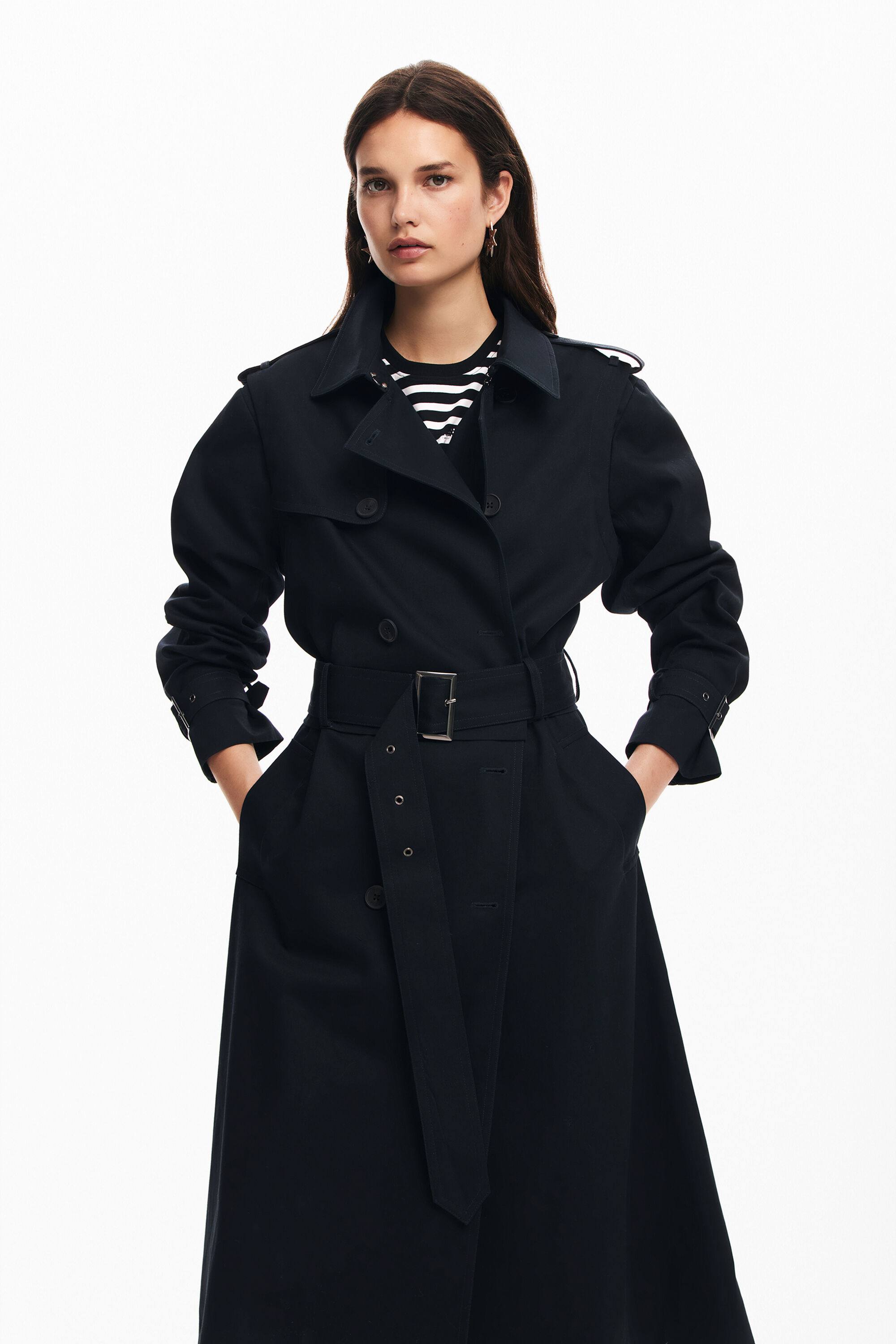 Detachable trench coat women s I Desigual