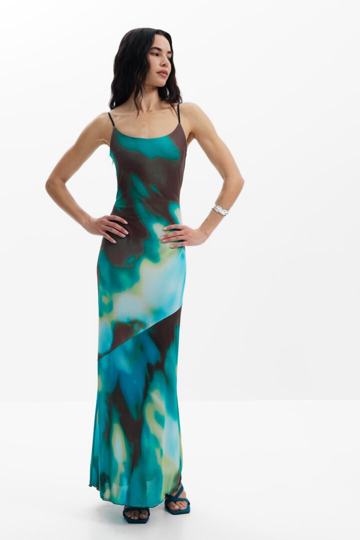 Tie-Dye Spaghetti Strap Dress | Desigual