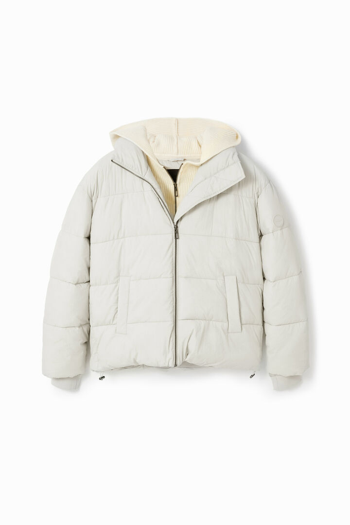 Combination padded jacket