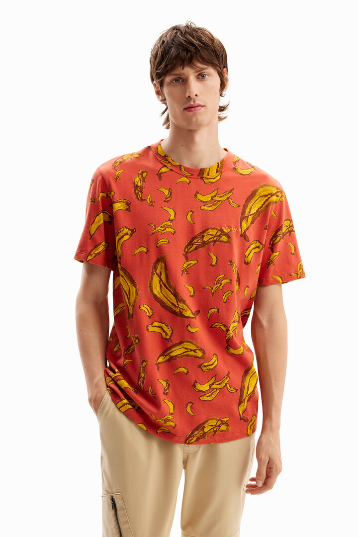 Camiseta manga corta plátanos