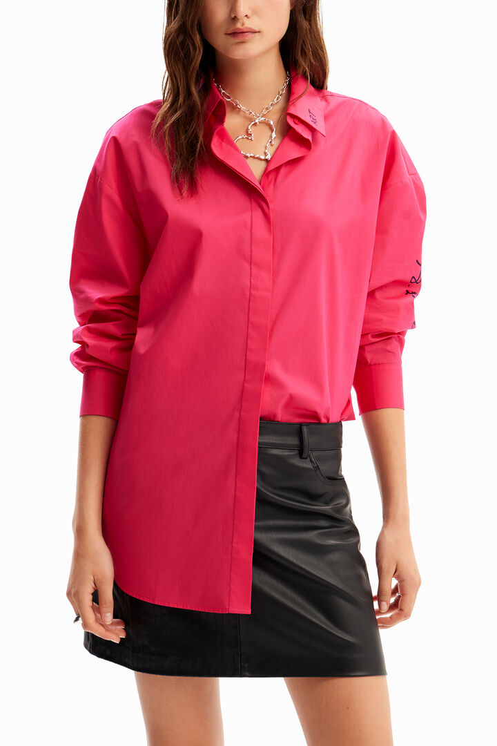 Camisa oversize caras | Desigual