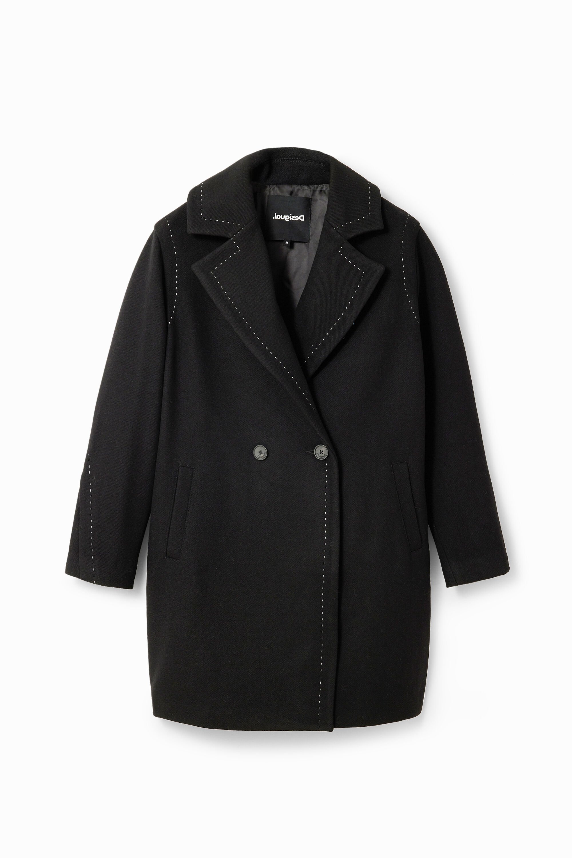ジャケット・アウター sheller Handmade stitch wool jacket coat sheller Handmade stitch wool jacket coat