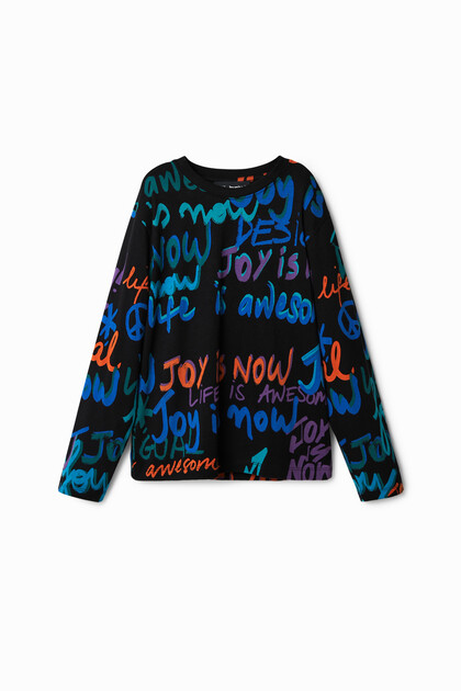 Handwritten text T-shirt