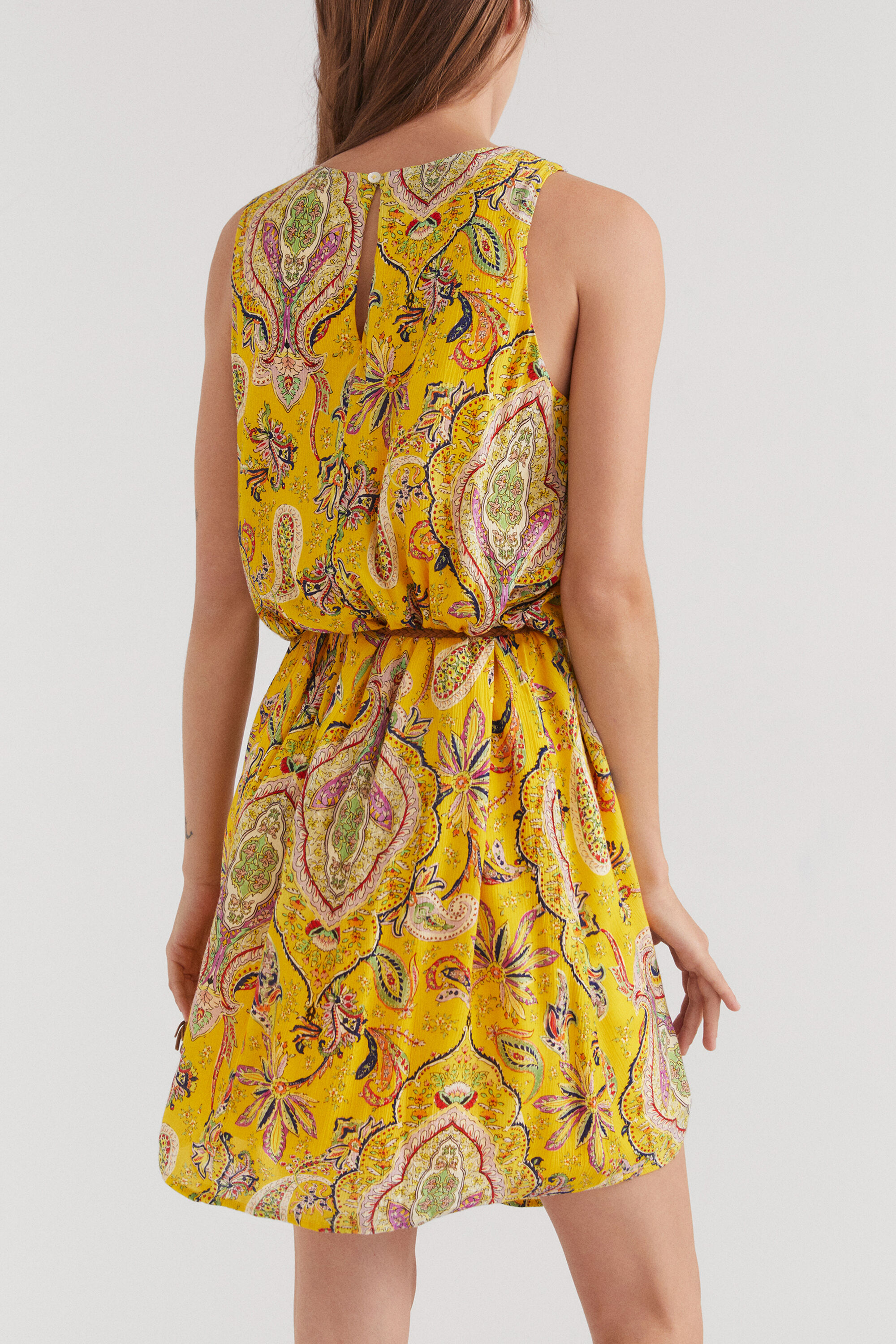 loose and flowing as a dress