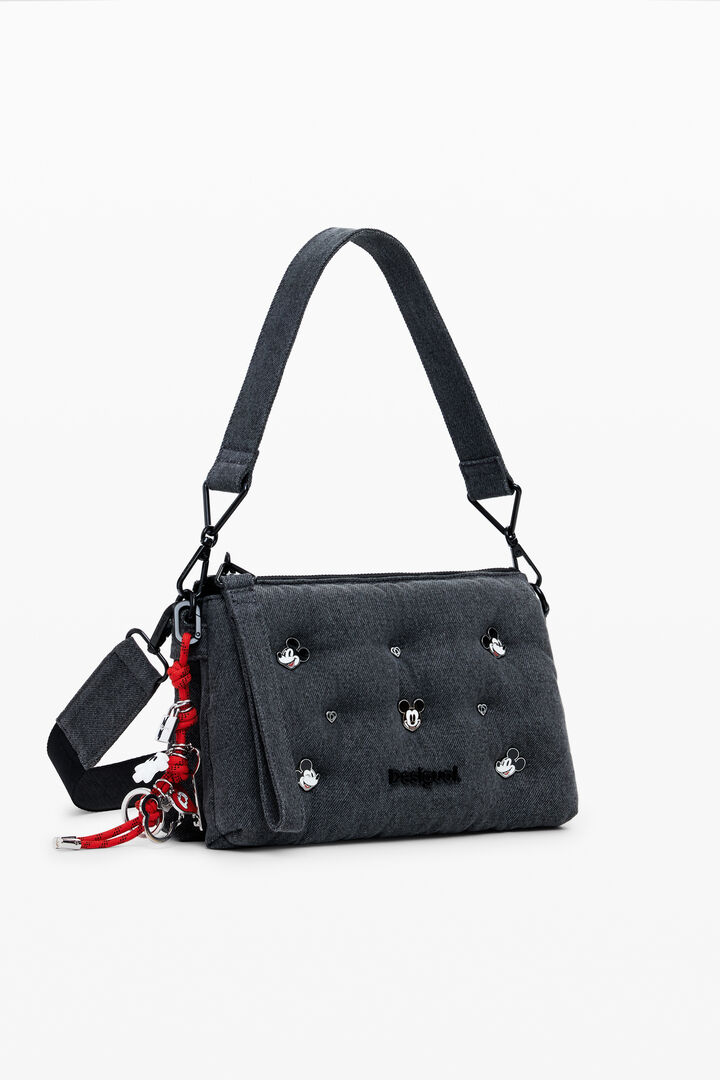Bolso bandolera denim Mickey™ mediano | Desigual