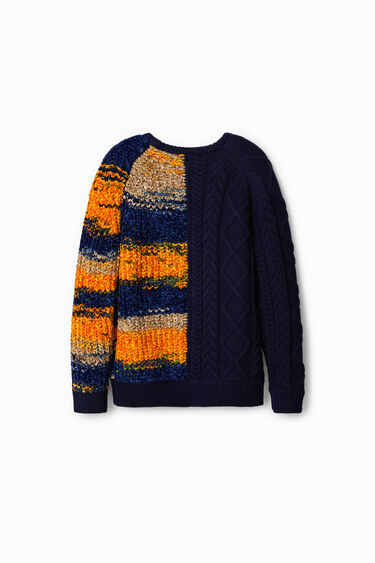 Hybrid chunky knit jumper | Desigual