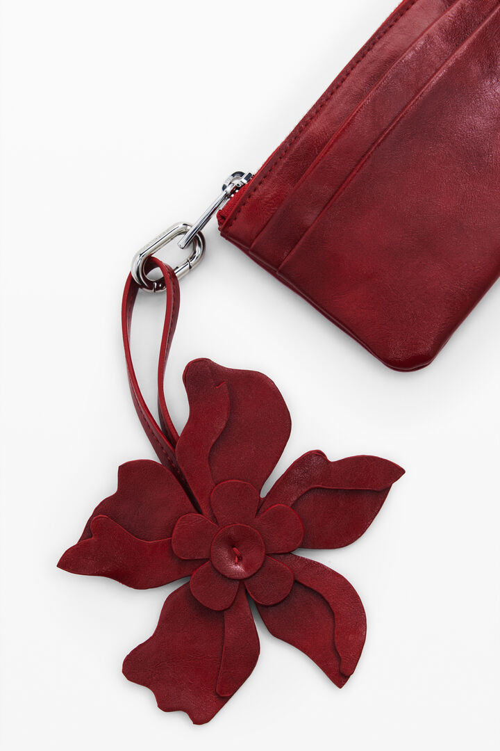 Small shiny leather-effect cardholder | Desigual