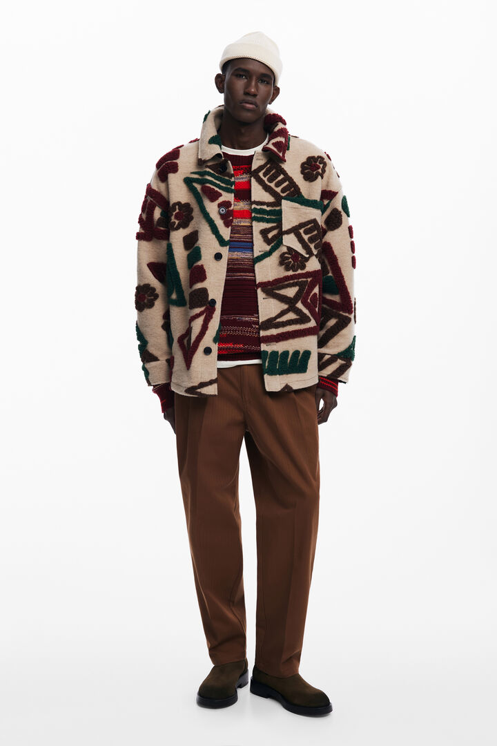 3D fleece jacket | Desigual