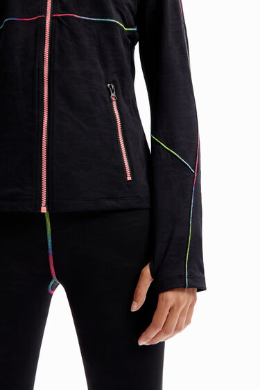 Seams sporty jacket | Desigual