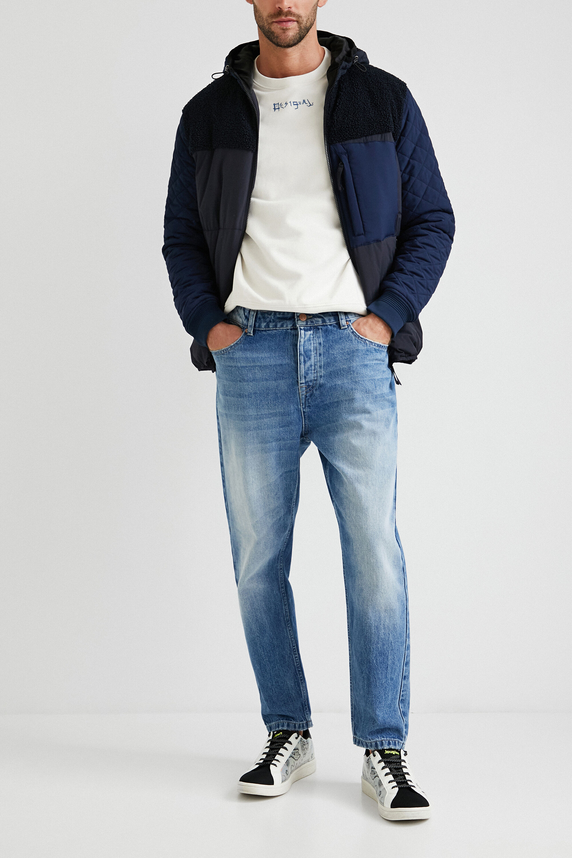 Padded jacket textures Desigual