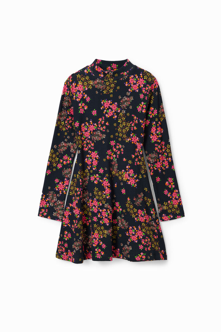 Vestit canalé flors | Desigual