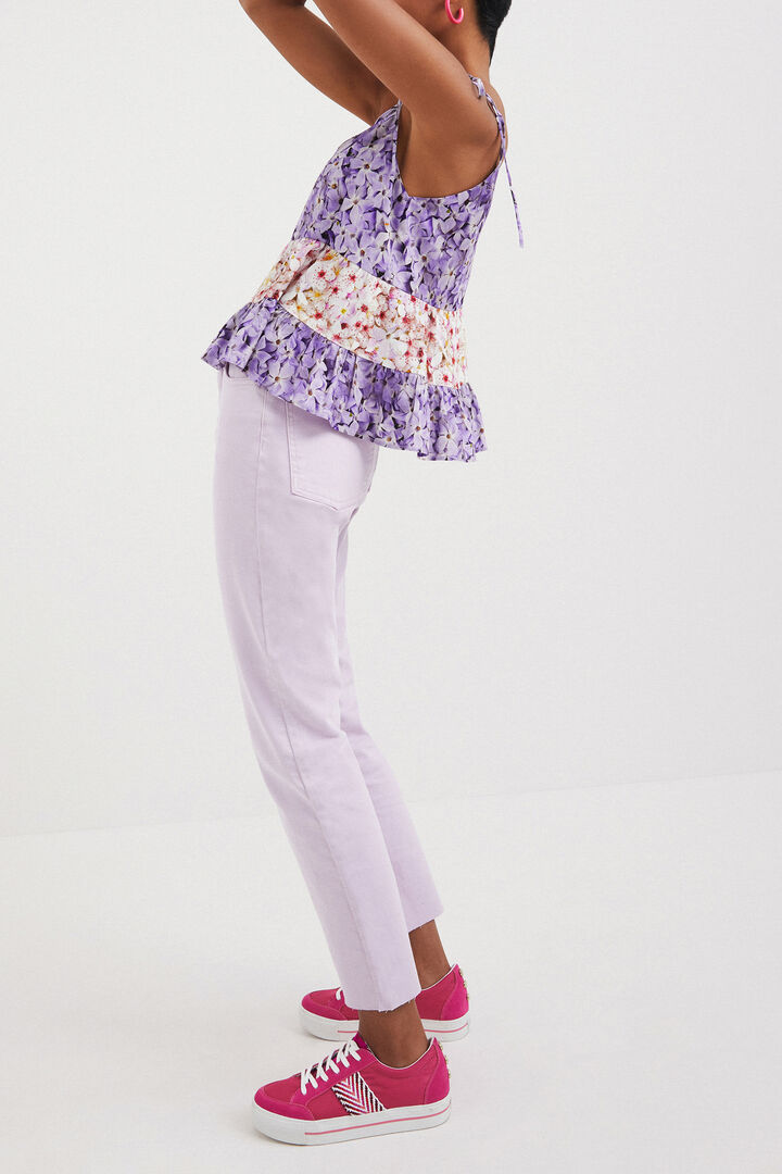 Top à bretelles à fleurs | Desigual