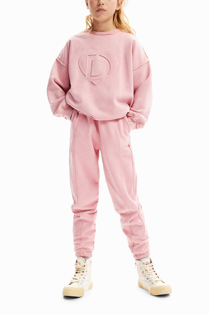 Sudadera imagotipo relieve | Desigual