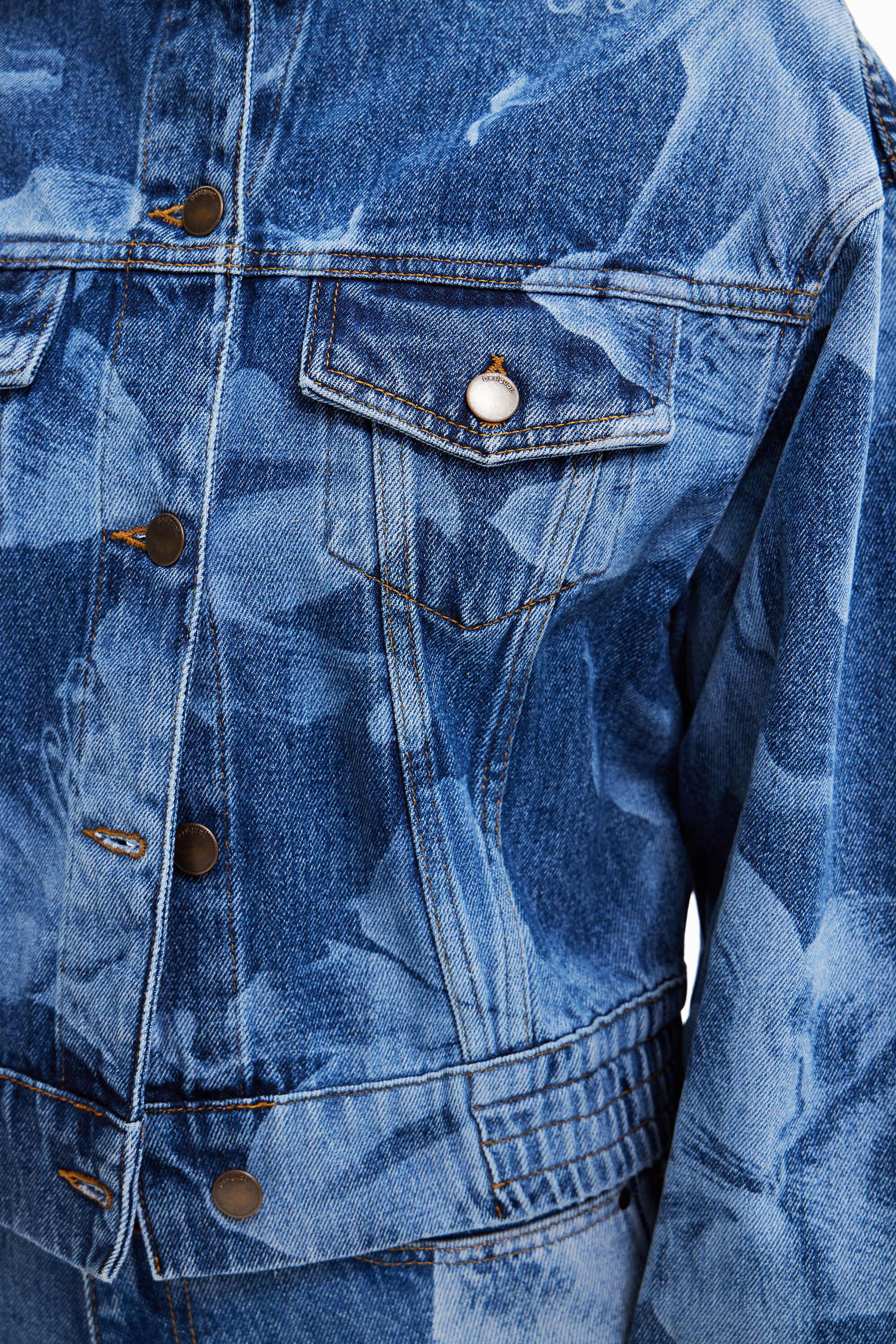 花柄 デニムジャケット | Desigual.com