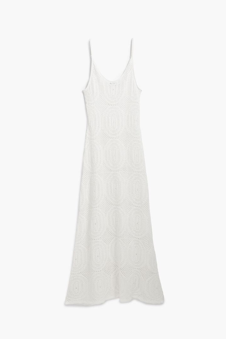 Vestido tirantes crochet