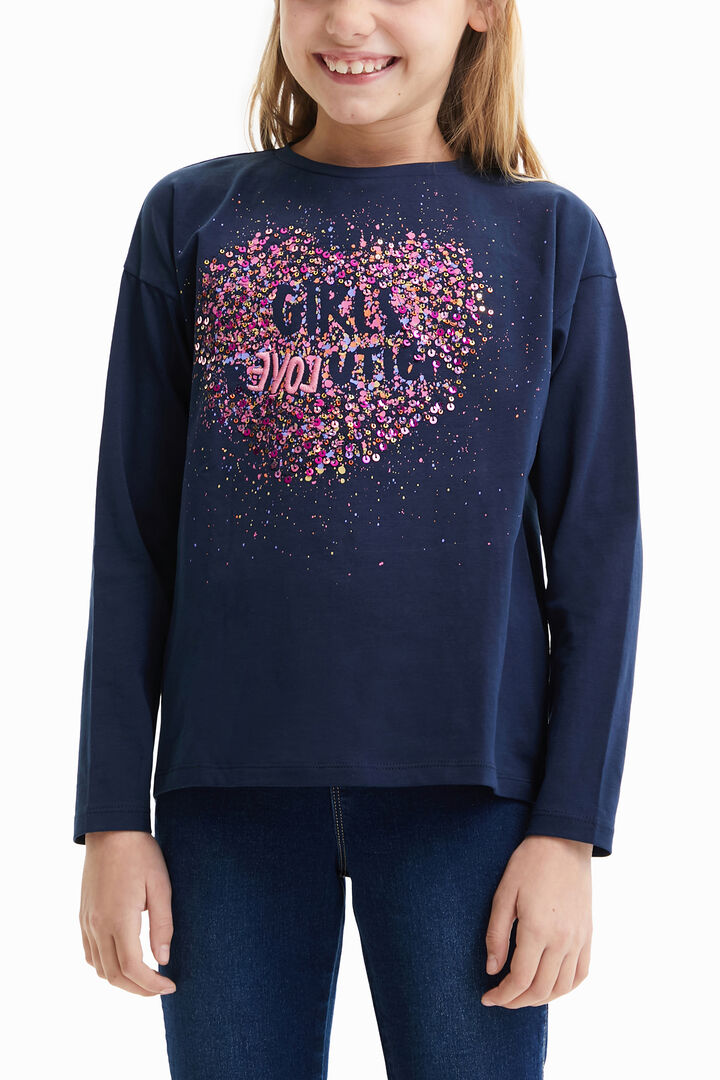 Sequin splatter T-shirt | Desigual