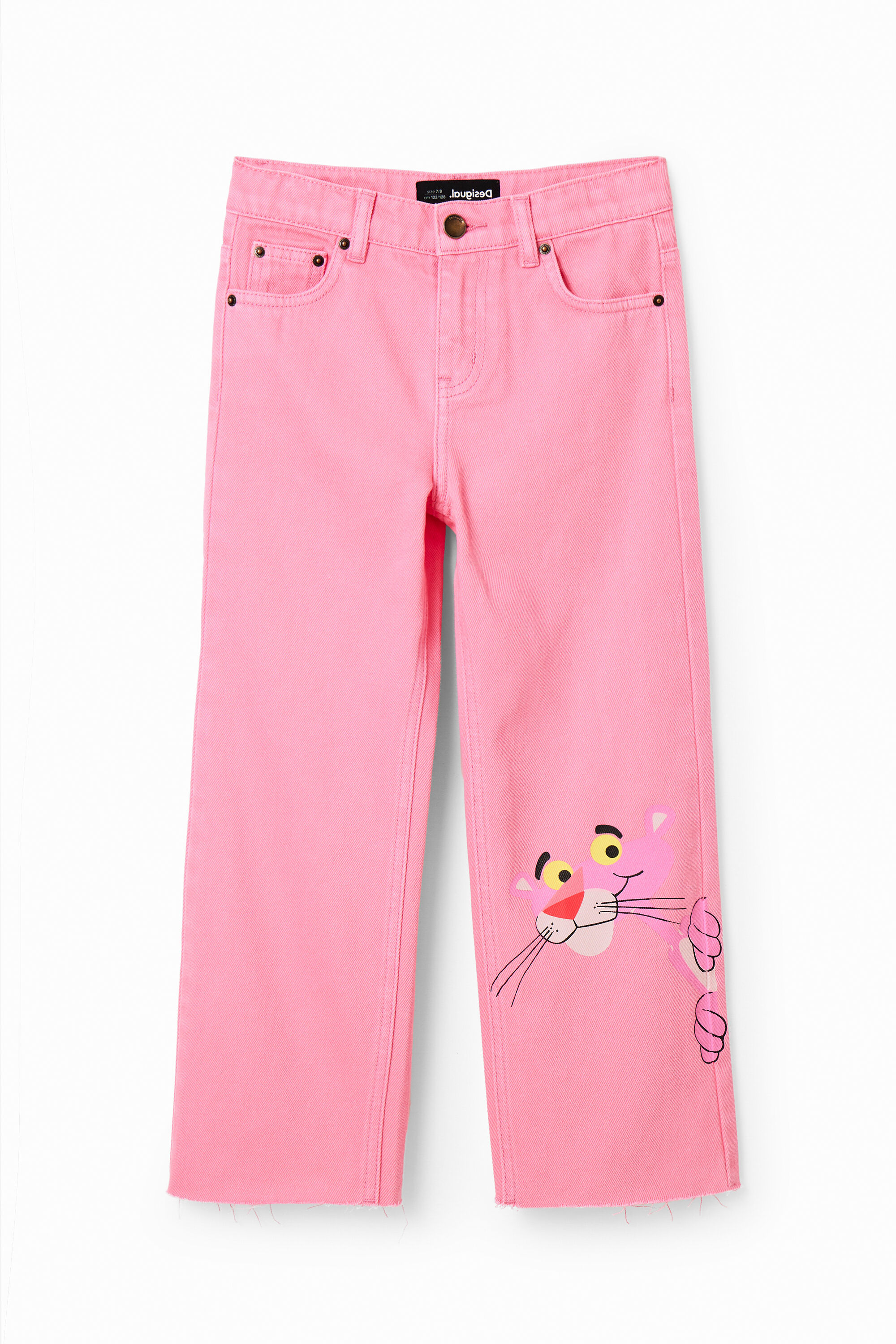 Pink Panther flare jeans - RED - 13/14