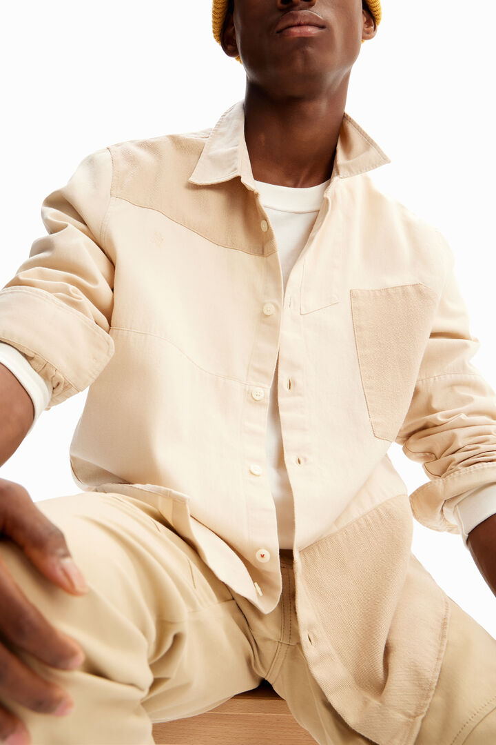 Camicia twill patch | Desigual
