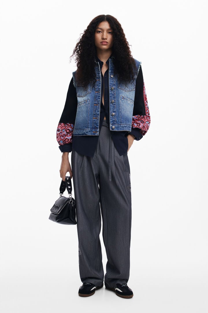 Chaqueta Trucker texturas | Desigual