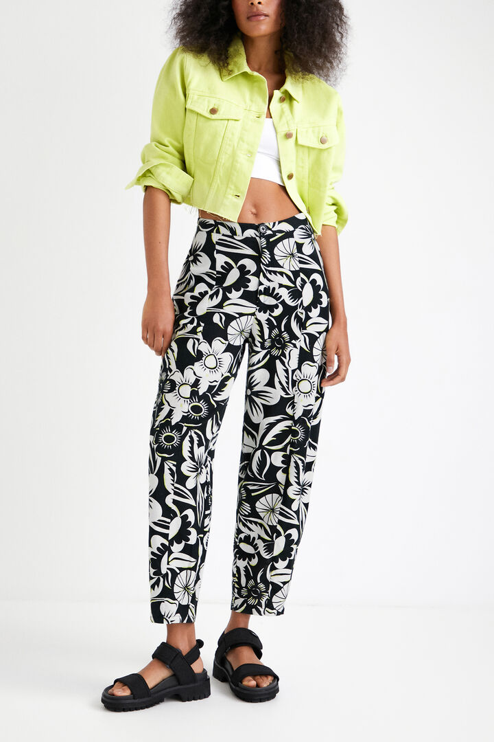 Floral print trousers | Desigual