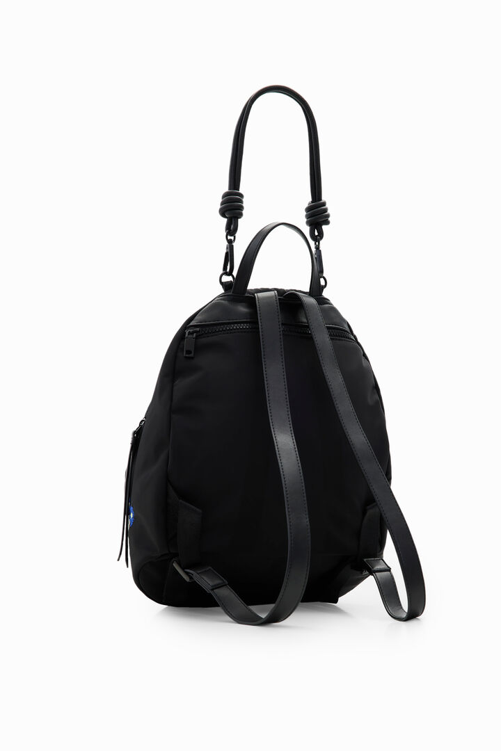 Mochila mediana flores multiposición | Desigual