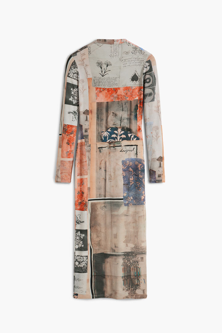 Vestido ajustado collage | Desigual