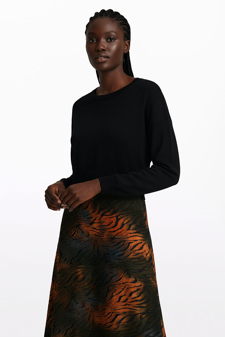 2-in-1 dress with animal print | Desigual
