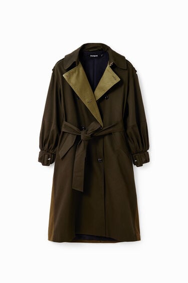 Oversize belted trench coat | Desigual
