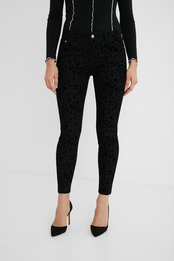 Skinny cropped jeans | Desigual