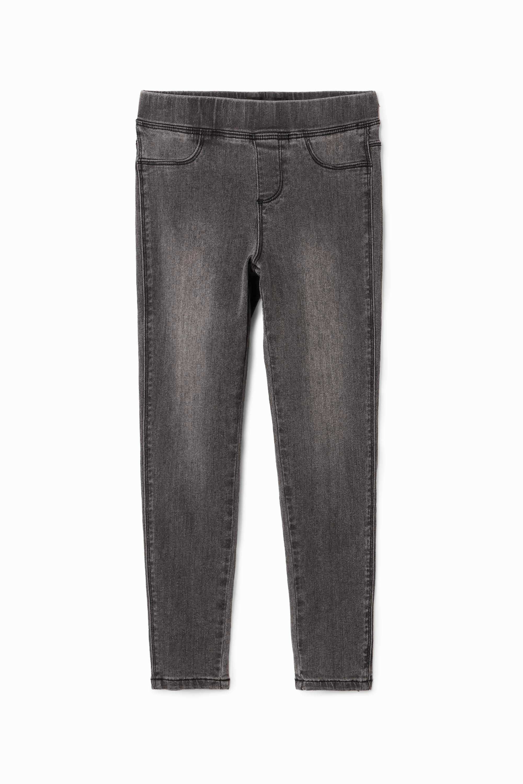 Leggings denim elásticos - BLACK - 11/12