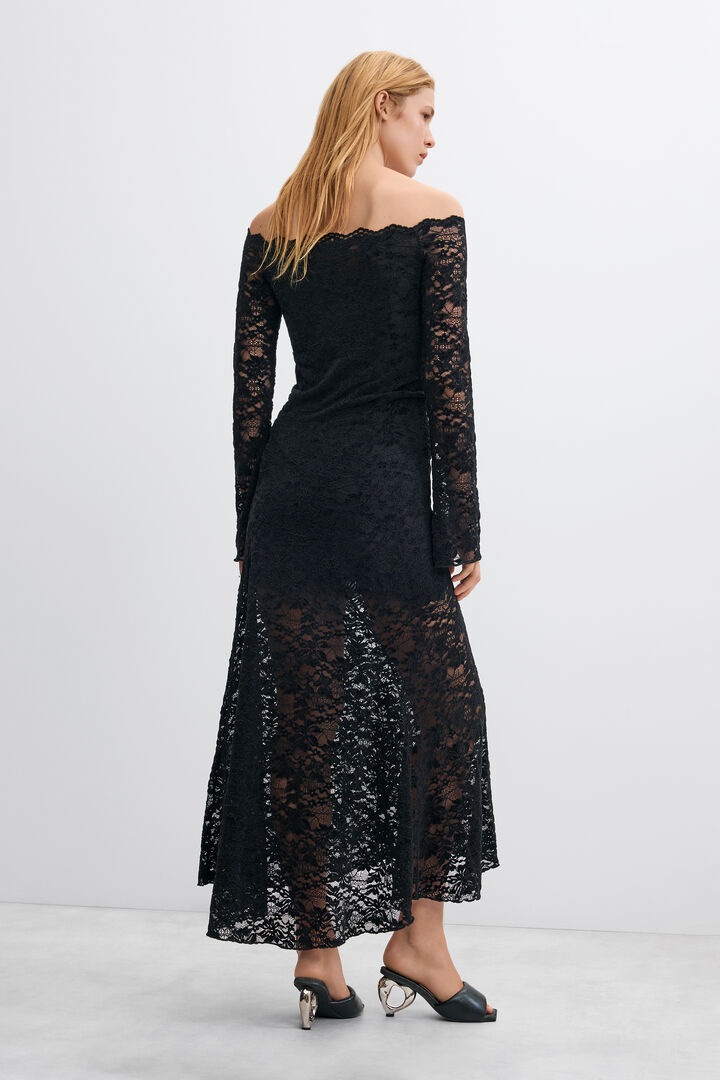 flared midi dress