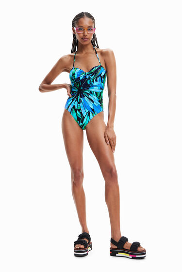Bañador nudo tropical | Desigual