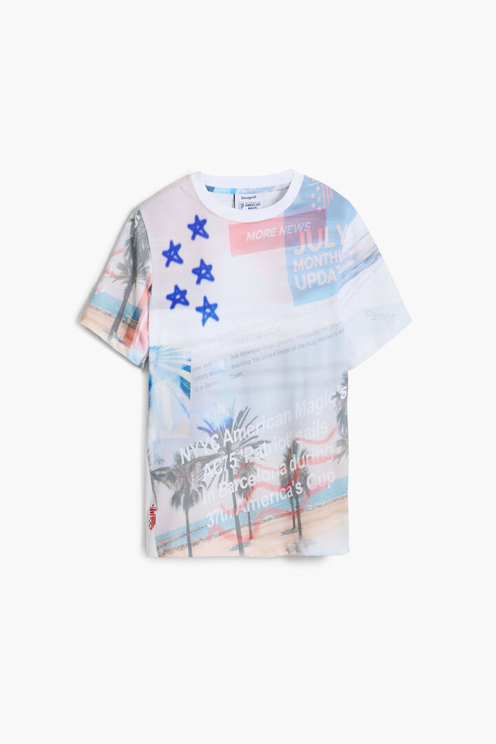 American Magic printed T-shirt | Desigual