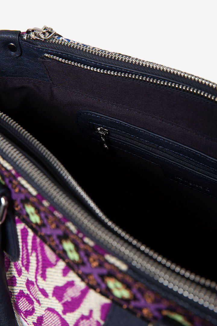 Tasche mit Stoff- und Textur-Patches | Desigual
