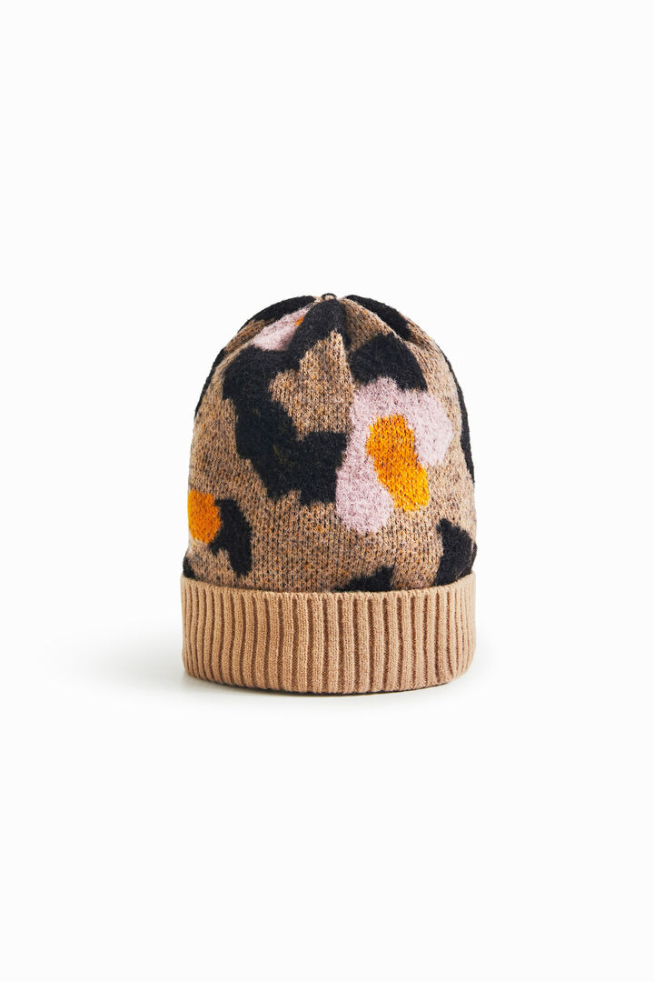 Gorro leopardo dobladillo | Desigual