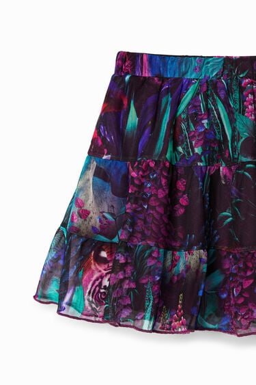 Printed tulle skirt | Desigual