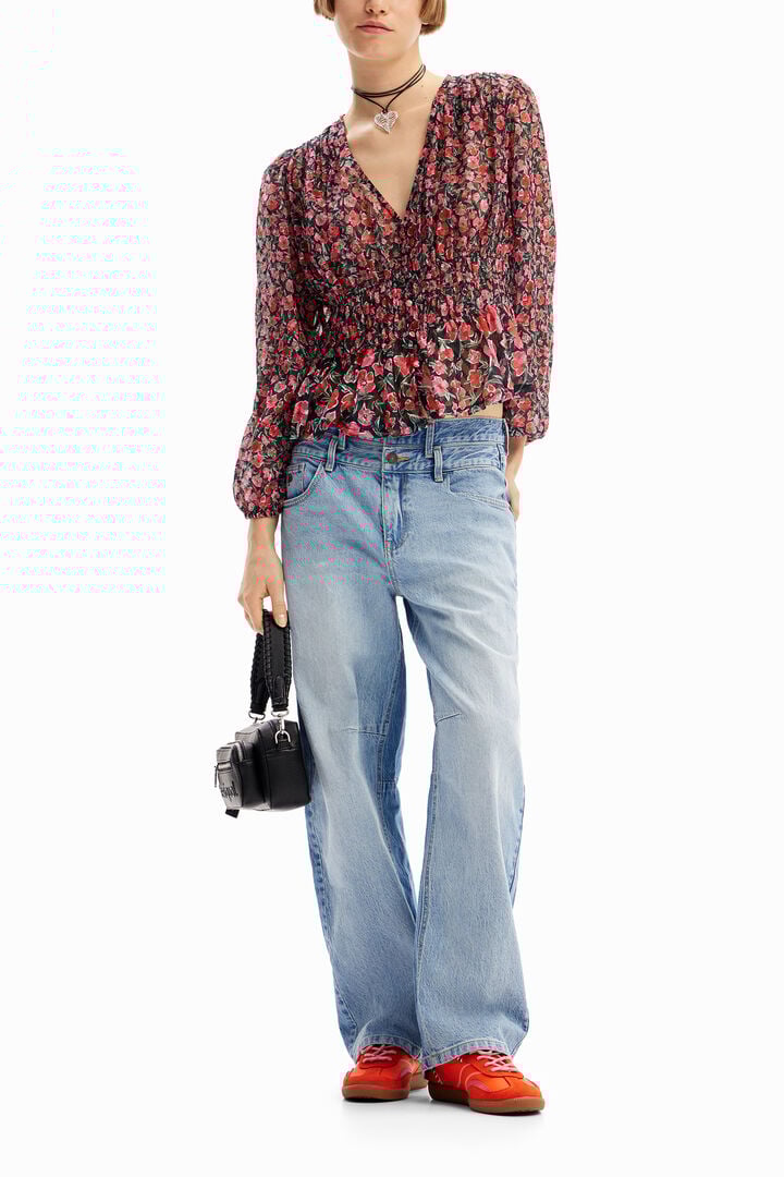 Blusa plumeti flores | Desigual