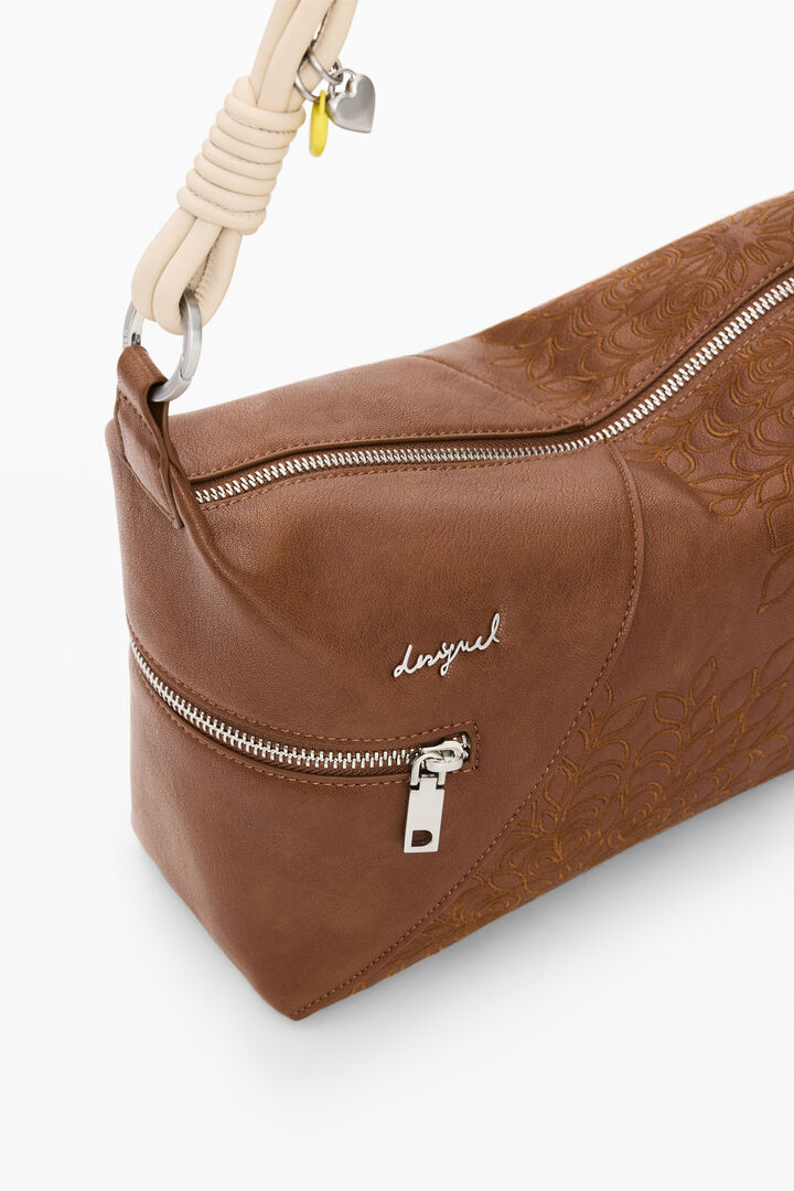 Medium embroidered bag | Desigual