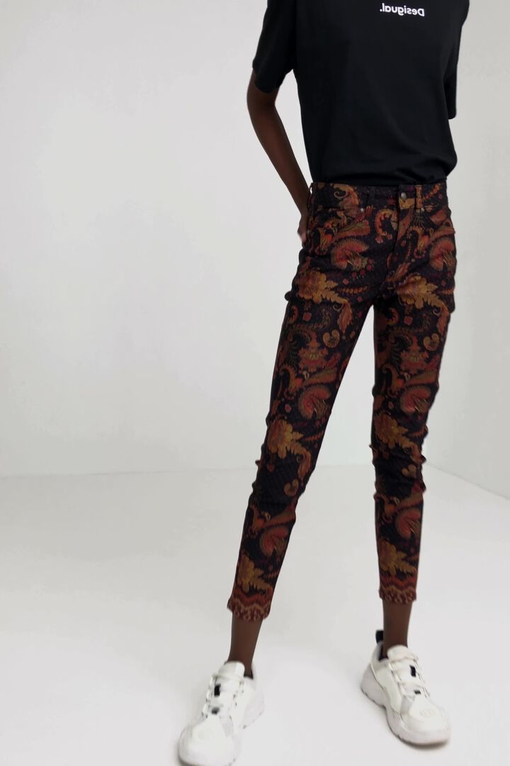 Pantalon skinny ethnique | Desigual