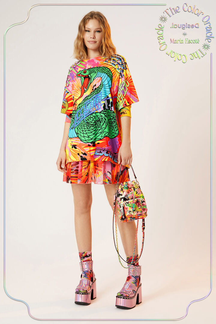 Oversized Snake T-Shirt | Desigual