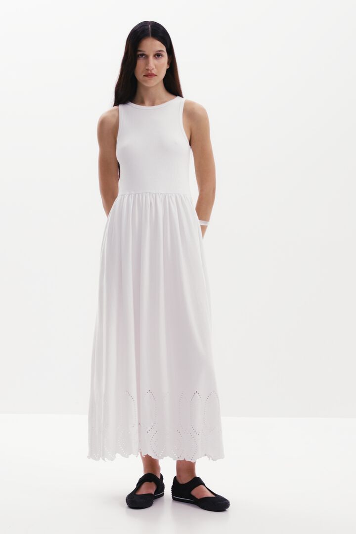 Vestido combinado midi | Desigual