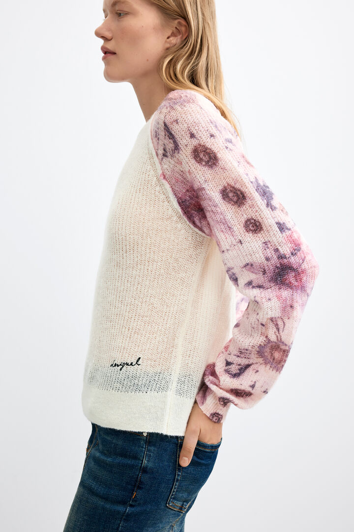 Sweater Printed Sleeves