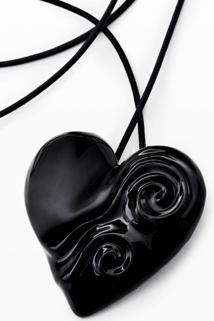 Colgante Coraz&oacute;n Negro