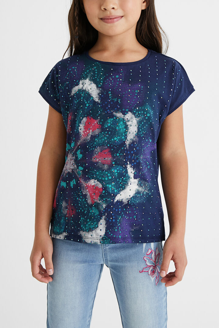 Cotton mini T-shirt beads | Desigual