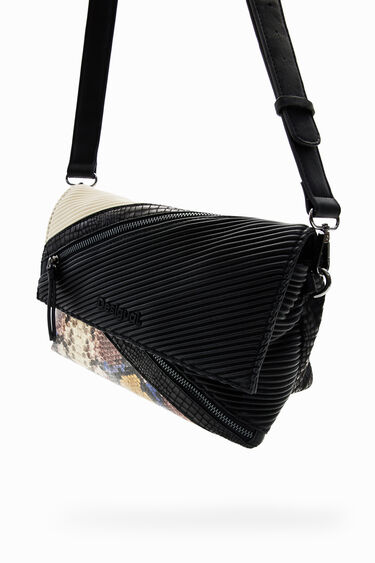 Midsize patchwork crossbody bag | Desigual