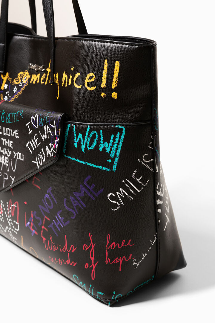 Graffiti Wall Seattle Wallet 2 in 1 bag | Desigual