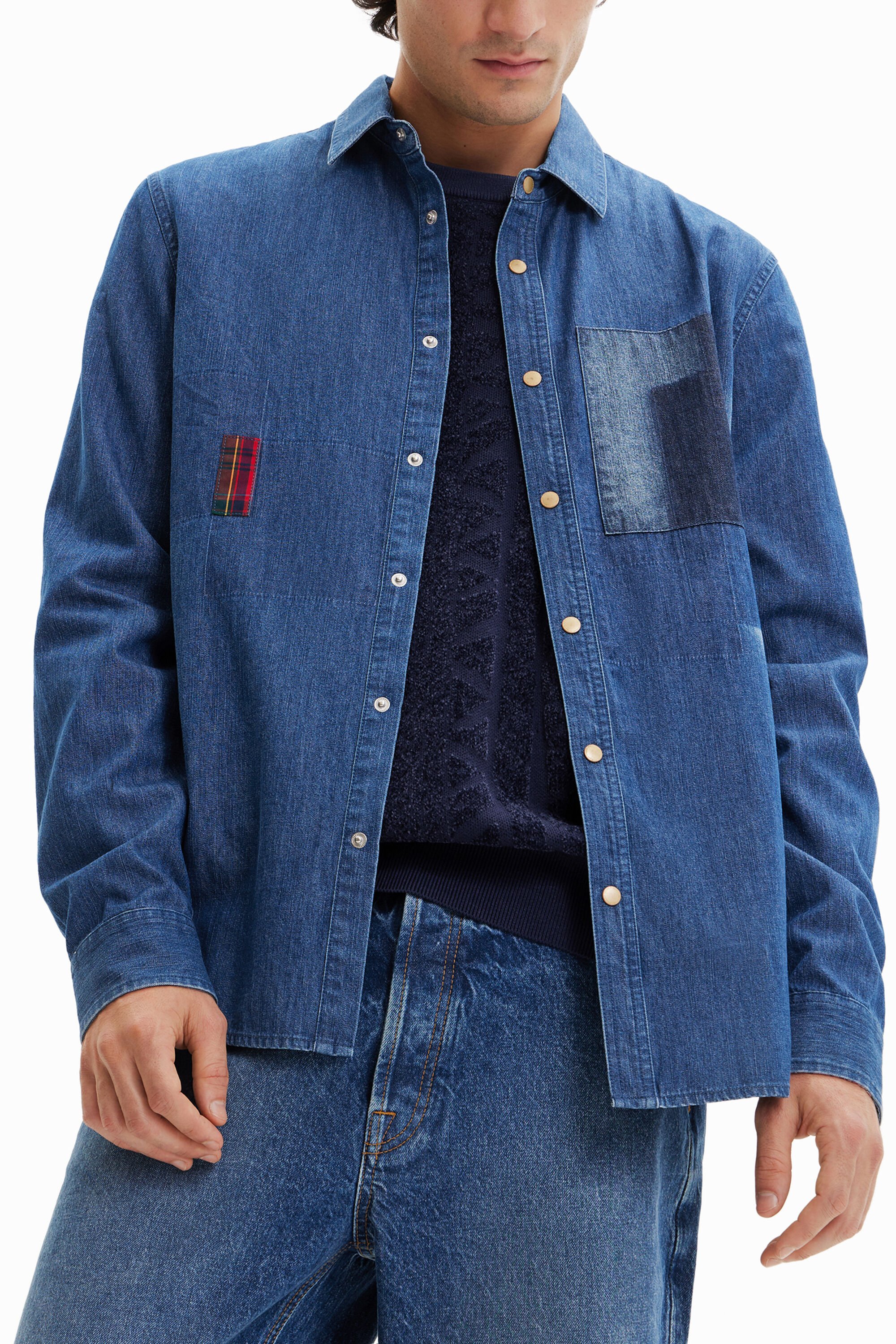 Camisa vaquera patch