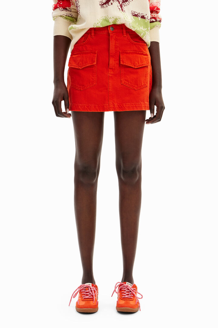 Mini-spijkerrok zakken | Desigual