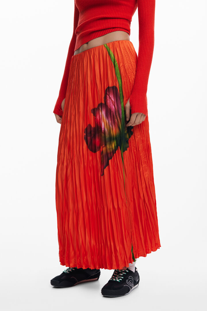 Jupe à texture florale | Desigual