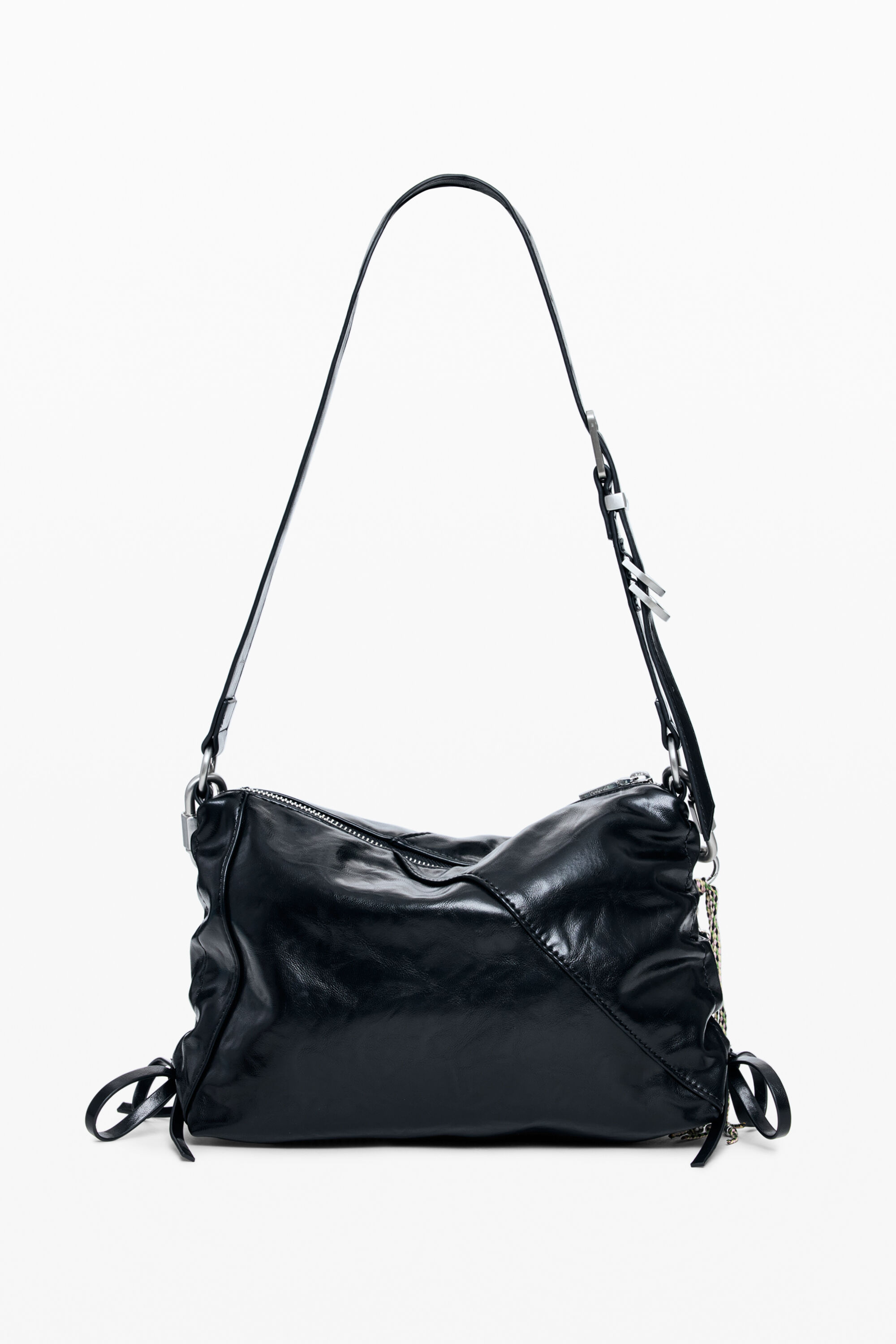 ショルダーバッグ Desigual Pattern Leather Sacoche Bag Desigual Medium Patchwork Faux Leather Crossbody Bag | Nordstrom